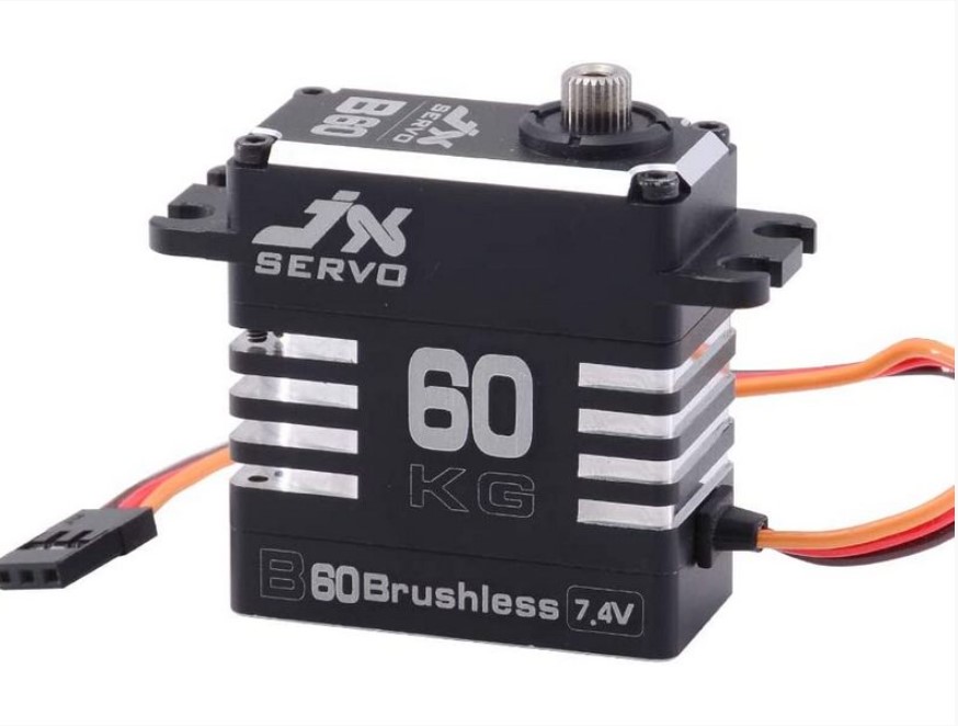 Сервомашинка цифровая JX Servo B60 (87г/62/0.11/7.4V) бесколлекторная, Full metal JXS-B60